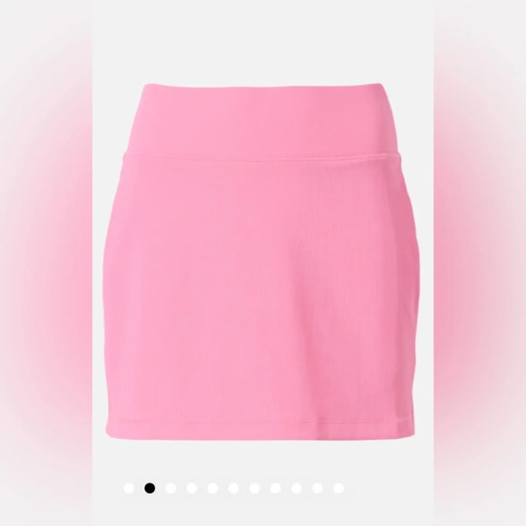 NEW All Access Carnation Pink Set: Center Stage Skort + V-Neck Tempo Crop Bra - Picture 12 of 16